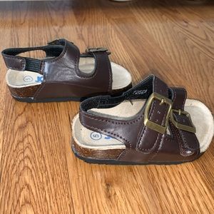 Brown baby sandles